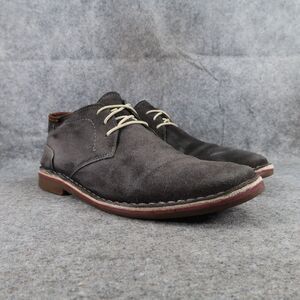 Kenneth Cole Shoes Mens 10 Oxford Desert Boot Classic Suede Dress Comfort Grey